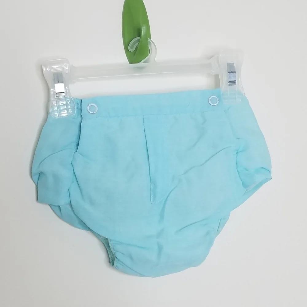 Vintage Handmade Set Boy Dog Shirt Shorts NB
